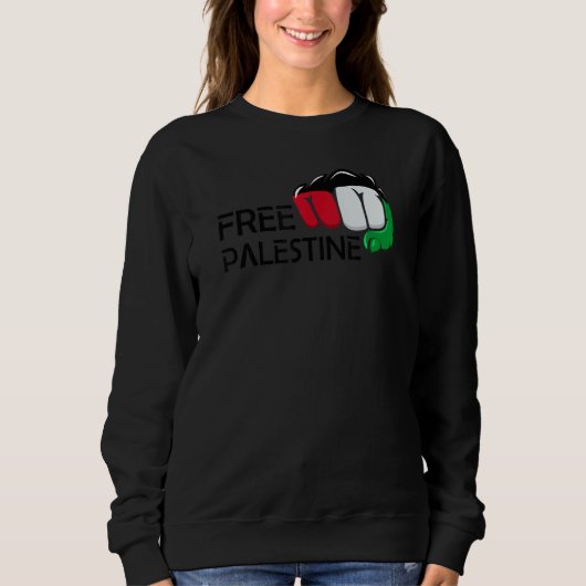Sweatshirt Libérez Gaza Palestine Drapeau arabe Sauvez Palest (Devant)