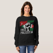 Sweatshirt Libérez la Palestine (Devant entier)