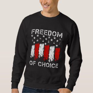 Sweatshirt Liberté De Choix Liberté Médicale Non Mandats Non 