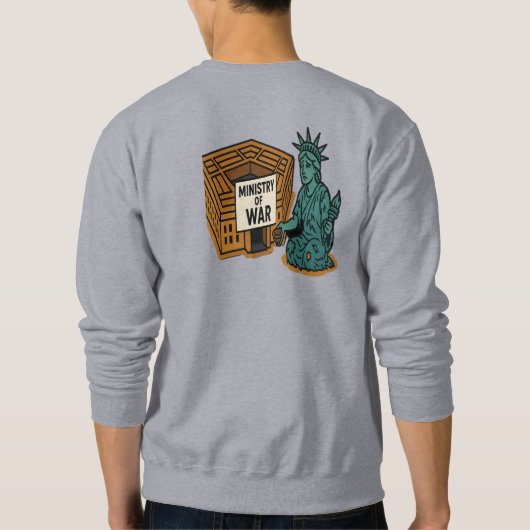 Sweatshirt Liberté entre paix et guerre (Dos)
