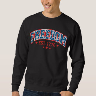 Sweatshirt Liberté Vintage 1776 Arc Patriotique Héritage Amér