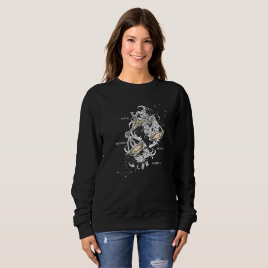 Sweatshirt Libra Zodiac Sign   (Devant entier)
