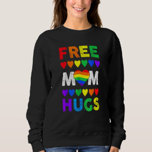 Sweatshirt Libre Maman Hugs Coeur Colorfull Lgbt Gay Lesbian