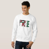 Sweatshirt Libre Palestine (Devant entier)