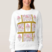 Sweatshirt Licorice Irrésistible en crème glacée en Caramel (Devant)