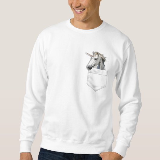 Sweatshirt Licorne dans votre poche (Devant)