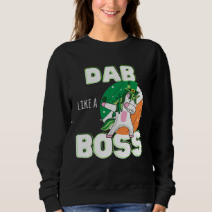 Sweatshirt Licorne de la Saint-Patrick pour filles et garçons