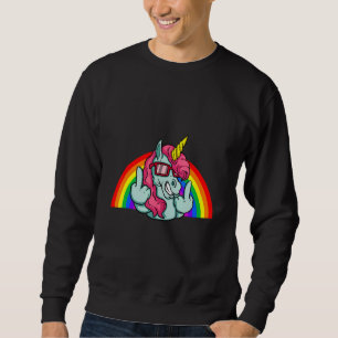 Sweatshirt Licorne Majeur Je peux prendre moi