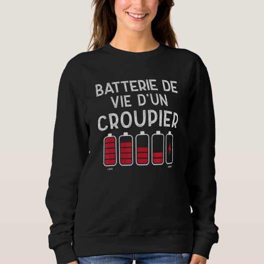 Sweatshirt Life Battery Dealer Dealer (Devant)