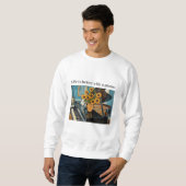 Sweatshirt Life is better with a piano - beautiful art! (Devant entier)