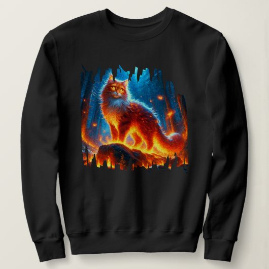 Sweatshirt Ligne de tir enchantée (Design devant)