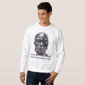 Sweatshirt Ligne De Vêtements De Desigs (Devant entier)