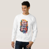 Sweatshirt Ligne De Vêtements De Desigs (Devant entier)