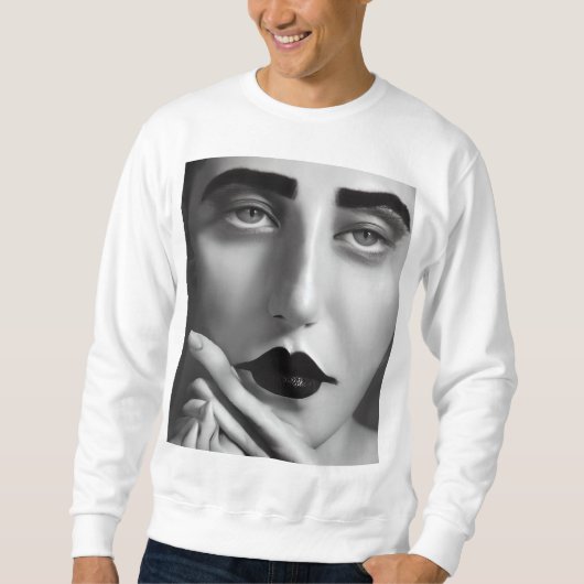 Sweatshirt Ligne De Vêtements De Desigs (Devant)