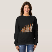 Sweatshirt Lignée Podenco (Devant entier)