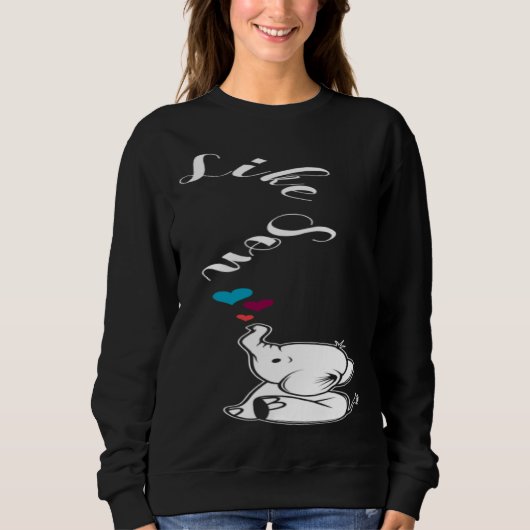 Sweatshirt Like son Loving Father (Devant)