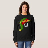 Sweatshirt Lil Brother Elf Matching Family Group Christmas Pa (Devant entier)