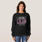 Sweatshirt Lilian Keep Calm and let Lilian Handle that (Devant entier)
