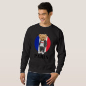 Sweatshirt L'Illustration Paris Teddy Bear Avec F (Devant entier)