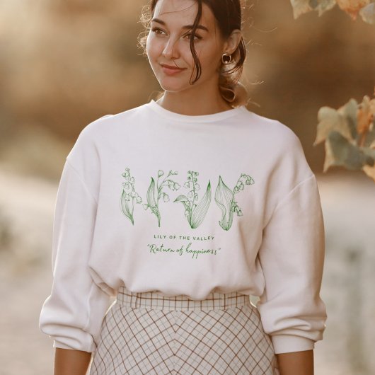 Sweatshirt Lily de la vallée Retour du bonheur