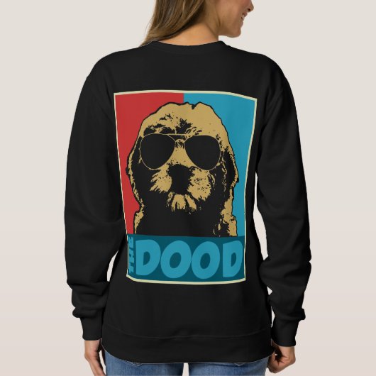 Sweatshirt l'impression de retour de gribouillis (Dos)
