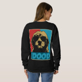 Sweatshirt l'impression de retour de gribouillis (Dos entier)