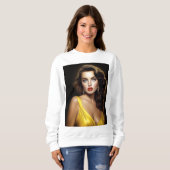 Sweatshirt Lina - Super Modèle Latina! (Devant entier)