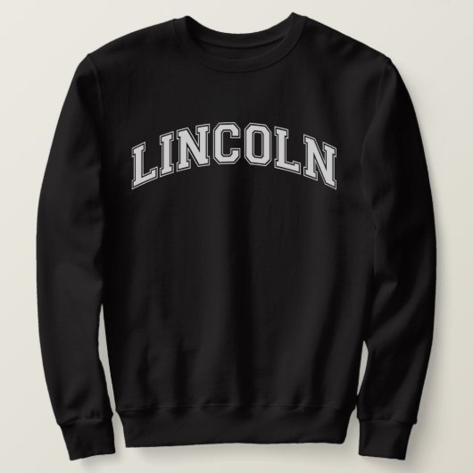 Sweatshirt LINCOLN University Style Sweater America College (Design devant)