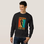 Sweatshirt Lineman We Work Hard So You Dont Have To American (Devant entier)