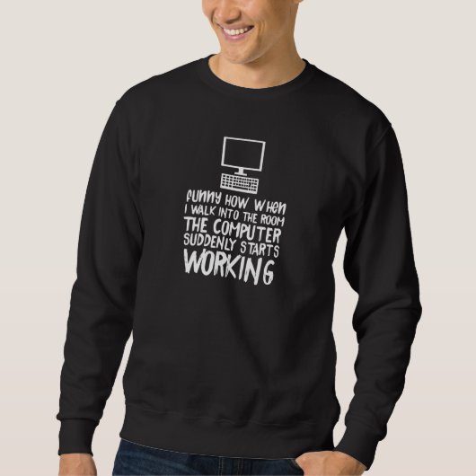 Sweatshirt Linux Fish Windows Fish Tech Humour T 1 (Devant)