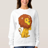 Sweatshirt Lion avec boucles (Devant)