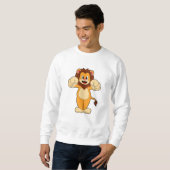 Sweatshirt Lion avec de grosses cales (Devant entier)