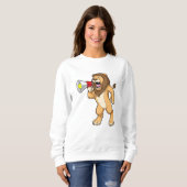 Sweatshirt Lion avec microphone (Devant entier)