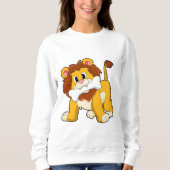 Sweatshirt Lion avec os (Devant)