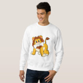 Sweatshirt Lion avec os (Devant entier)
