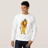 Sweatshirt Lion avec peigne (Devant entier)
