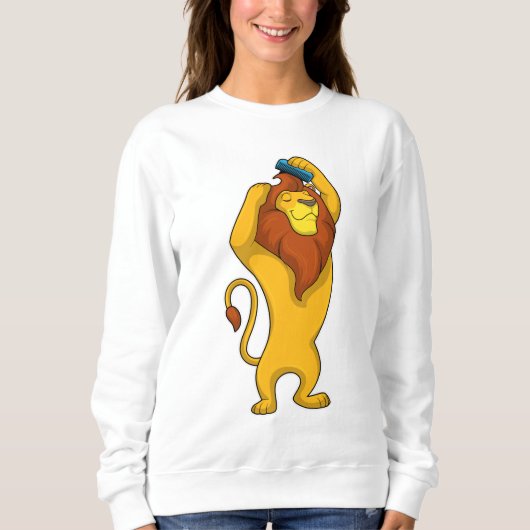 Sweatshirt Lion avec peigne (Devant)