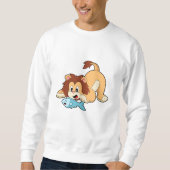 Sweatshirt Lion avec poisson (Devant)