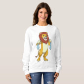 Sweatshirt Lion avec serviette pour douche (Devant entier)