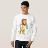 Sweatshirt Lion avec serviette pour douche (Devant entier)
