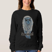 Sweatshirt Lion blanc (Devant)