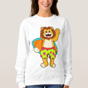 Sweatshirt Lion comme surfer avec Surfer