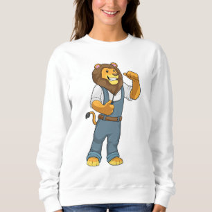 Sweatshirt Lion comme tournevis de Handyman