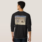 Sweatshirt Lion de Yawning (Dos entier)