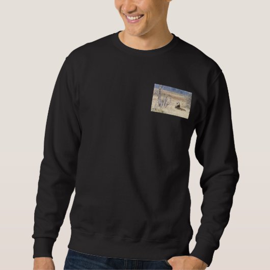 Sweatshirt Lion de Yawning (Devant)
