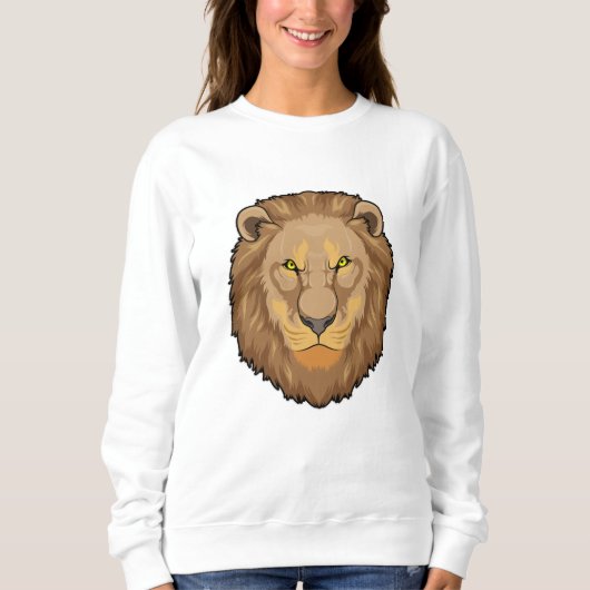 Sweatshirt Lion en colère (Devant)