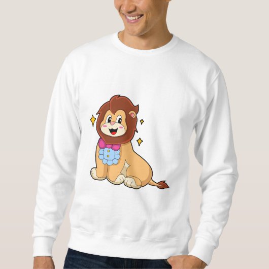 Sweatshirt Lion en Gentleman avec Cravate.PNG (Devant)