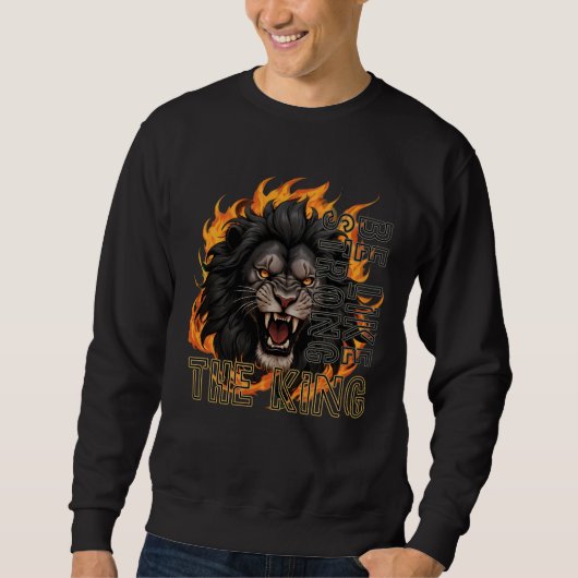 Sweatshirt Lion fort (Devant)