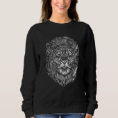 Sweatshirt Lion Hipster (Devant)