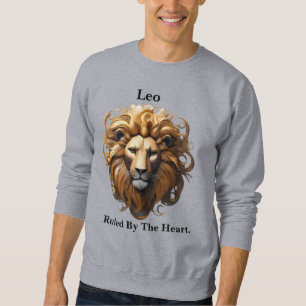 Sweatshirt Lion, Lion, Dirigé Par Le Coeur,
